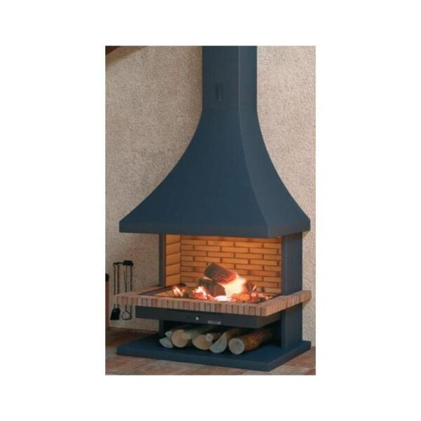 Wall-Mounted Wood-burning Fireplace CH 32 10.5 kW - Focgrup