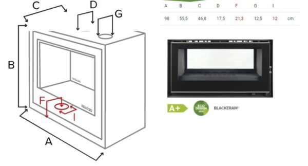 Insert à bois double face LLAMA CRISTAL DF - Bellido – Image 6