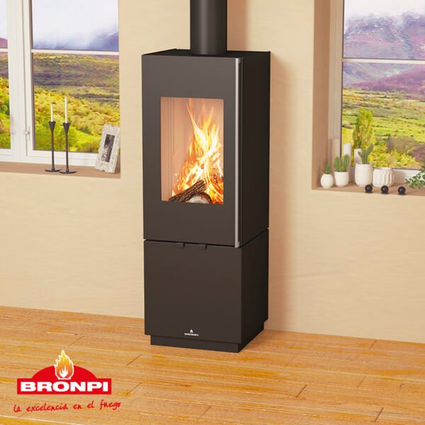 Wood Stove BOMBAY F 9 kW - Bronpi