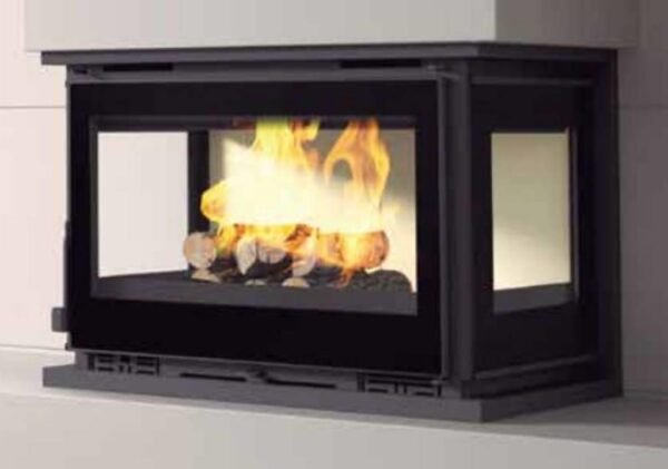 Three-Sided Wood-burning Insert IT-173 K 12.5 kW - FM Calefacción