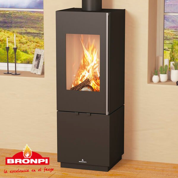 Wood Stove BOMBAY F 9 kW - Bronpi - Image 3