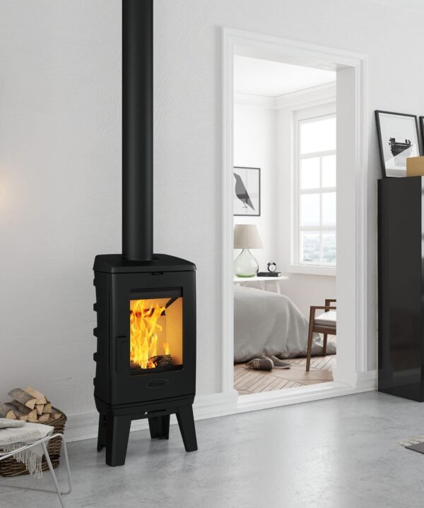 Poêle à bois en fonte BRUT 6,5 kW - Dovre