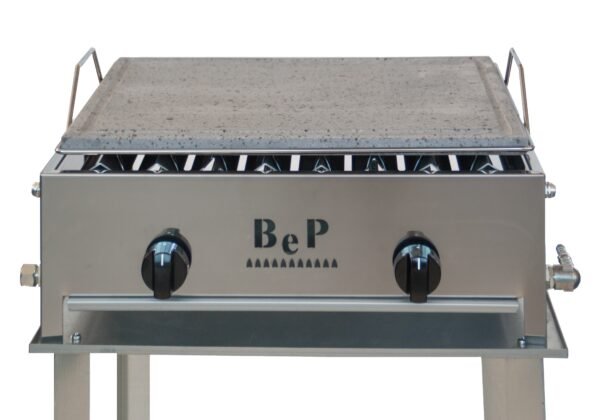 2-Burner Gas Barbecue with Table 71 cm - B. e P. - Image 5