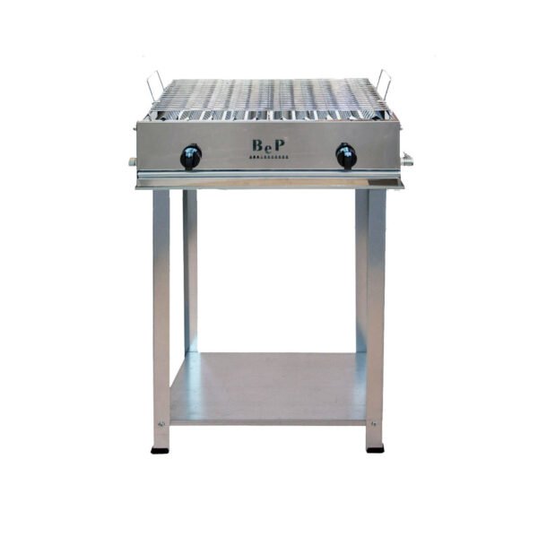 2-Burner Gas Barbecue with Table 71 cm - B. e P.