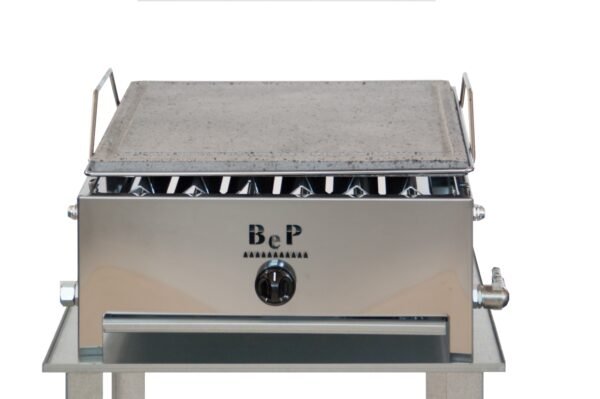 1-Burner Gas Barbecue with Table 46.5 cm - B. e P. - Image 4