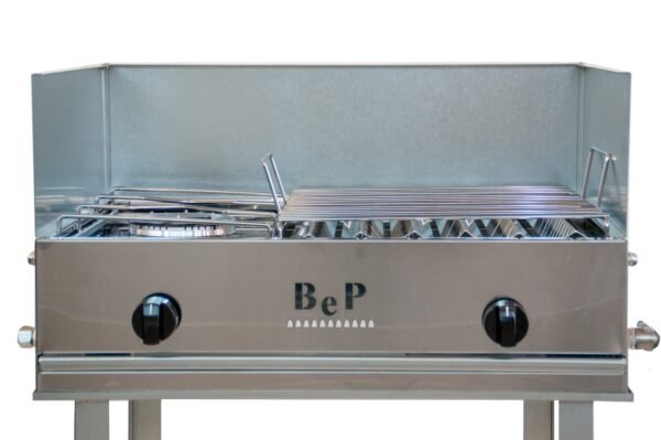 2-Burner Gas Barbecue with Table 71 cm - B. e P. - Image 9