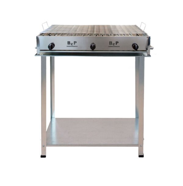 3-Burner Gas Barbecue with Table 107 cm - B. e P.