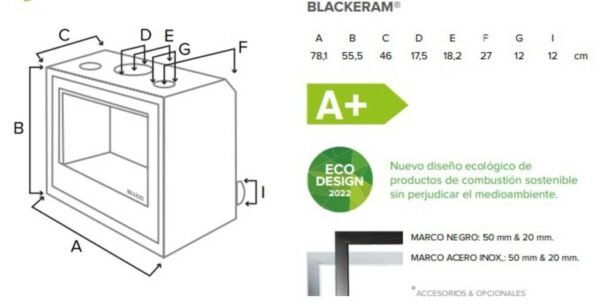 Insert à bois ventilé LLAMA CRISTAL - Bellido – Image 4