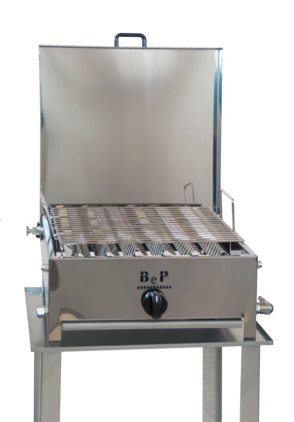 1-Burner Gas Barbecue with Table 46.5 cm - B. e P. - Image 3