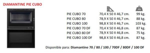 Support PIE CUBO pour Diamantine - Bellido – Image 2