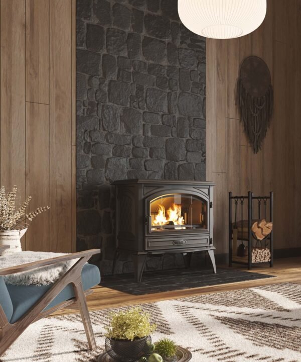 Poêle à bois en fonte 760 WD 14 kW - Dovre – Image 2