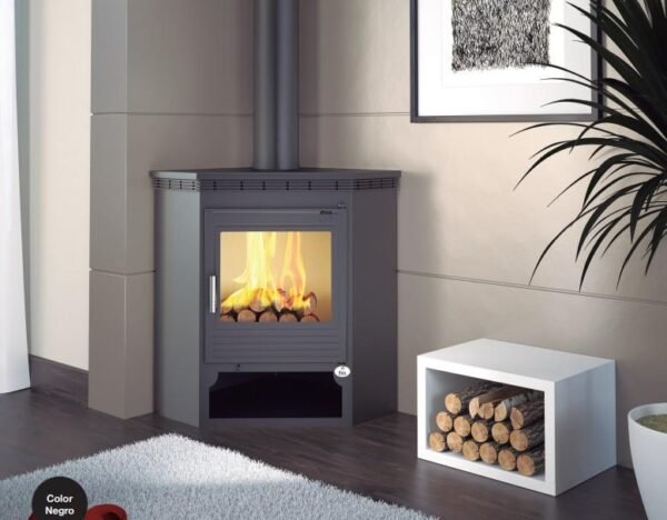 Corner Wood-burning Stove M-105 15.1 kW - FM Calefacción