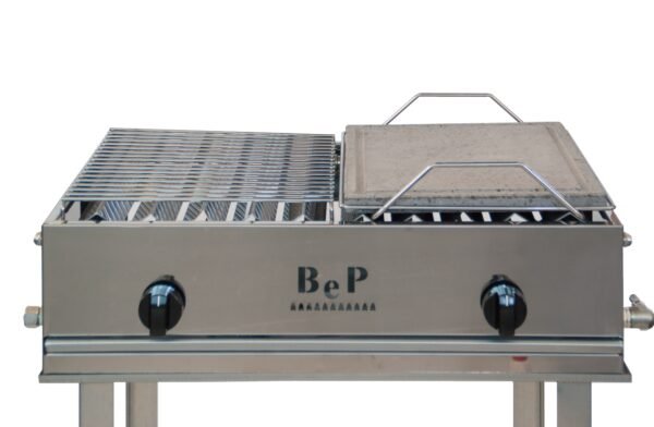 2-Burner Gas Barbecue with Table 71 cm - B. e P. - Image 4