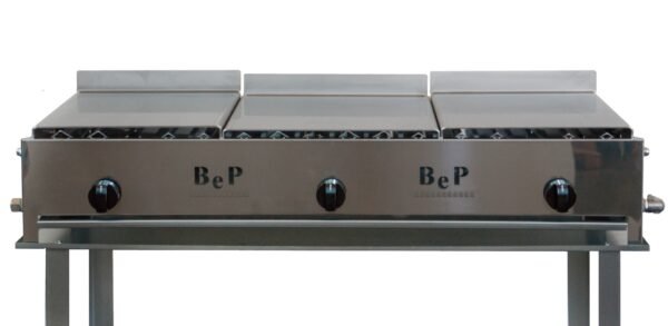 3-Burner Gas Barbecue with Table 107 cm - B. e P. - Image 3