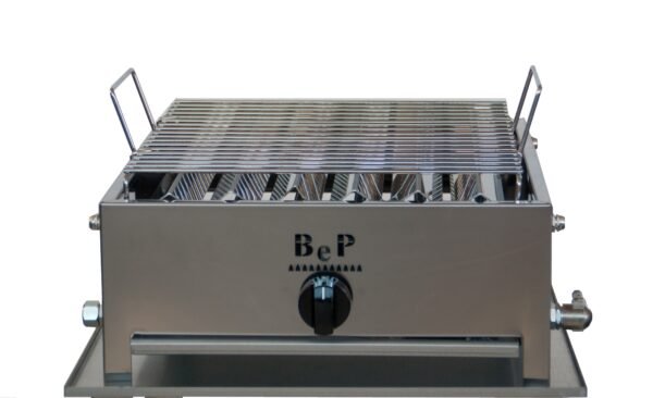 1-Burner Gas Barbecue with Table 46.5 cm - B. e P. - Image 2