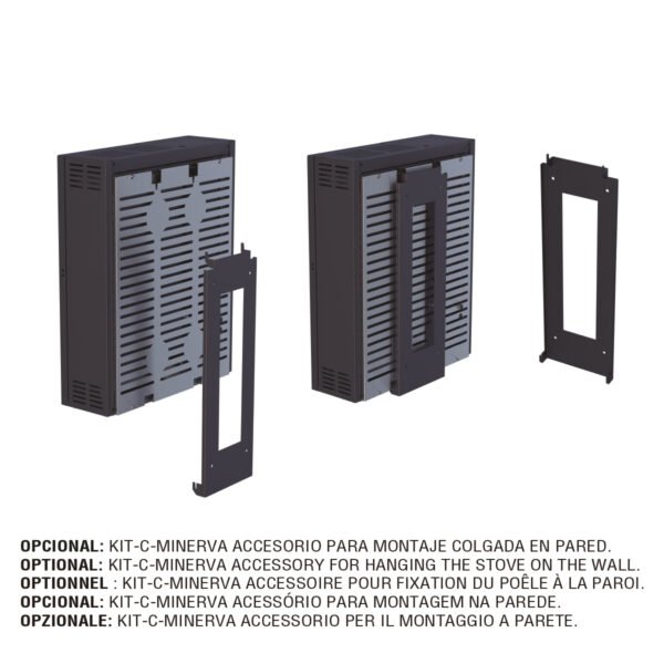 Poêle à granulés suspendue MINERVA SLIM 6,7 kW - Bronpi – Image 4