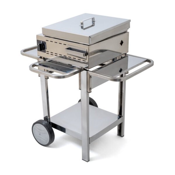 Barbecue a gas con carrello cm. 46 - Kimmer - immagine 4